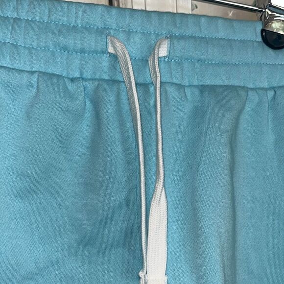 Under Armour Baby Blue Cotton Blend Loose Elastic PullOn Shorts w/ Drawstring-XL - Picture 4 of 12